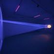 Slawomir Brzoska 'Rebis' (2015) Biała Gallery, Lublin; wool, fluorescent black light; 380 x 1830 x 685cm (Photo: Slawomir Brzoska)